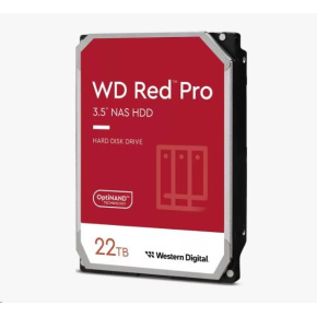 WD RED Pro NAS WD221KFGX 22TB, SATA III 3.5", 512MB 7200RPM, 265MB/s, CMR WD RED Pro NAS WD221KFGX 22TB, SATA III 3.5", 512MB 7200RPM, 265MB/s, CMR