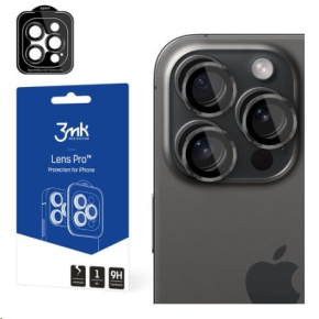 3mk Lens Protection Pro pro Apple iPhone 15 Pro, Graphite 3mk Lens Protection Pro pro Apple iPhone 15 Pro, Graphite