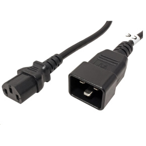 PREMIUMCORD Kabel síťový propojovací 230V 10A 2m, konektory IEC 320 C13 - IEC 320 C20 PREMIUMCORD Kabel síťový propojovací 230V 10A 2m, konektory IEC 320 C13 - IEC 320 C20