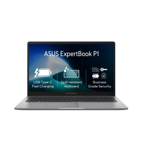 ASUS NTB ExpertBook P1 (P1503CVA-S7I316512X), i3-1315U, 15.6" FHD, 16GB, 512GB SSD, UHD, W11 Pro, Misty Grey ASUS NTB ExpertBook P1 (P1503CVA-S7I316512X), i3-1315U, 15.6" FHD, 16GB, 512GB SSD, UHD, W11 Pro, Misty Grey