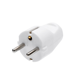 Solight zástrčka přímá, IP20, bílá Solight zástrčka přímá, IP20, bílá