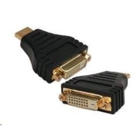 GEMBIRD Kabel redukce HDMI Male na DVI Female (zlacené kontakty, čený) GEMBIRD Kabel redukce HDMI Male na DVI Female (zlacené kontakty, čený)