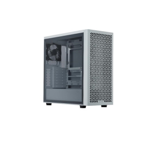 Cooler Master case Elite 502 White Lite, Průhledná bočnice, ATX, 1x 120mm Fan, bílá