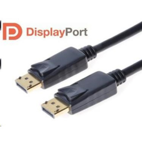 PREMIUMCORD DisplayPort 1.2 přípojný kabel M/M, zlacené konektory, 1.5m PREMIUMCORD DisplayPort 1.2 přípojný kabel M/M, zlacené konektory, 1.5m