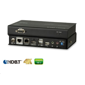 ATEN HDMI Extender PC-konzole na 100m@4K, HDBaseT 2.0, USB + RS232 ATEN HDMI Extender PC-konzole na 100m@4K, HDBaseT 2.0, USB + RS232