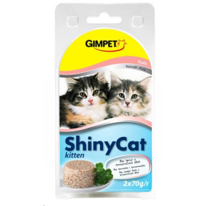 SHINY CAT junior kure 2x70g konzerva