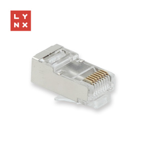 LYNX konektor STP Cat6, 50µ, 100ks LYNX konektor STP Cat6, 50µ, 100ks