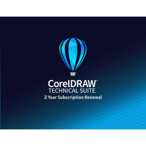 CorelDRAW Technical Suite 2 roky obnova pronájmu licence (5-50) EN/DE/FR/ES/BR/IT/CZ/PL/NL