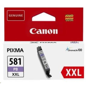 Canon CARTRIDGE CLI-581 XXL foto modrá pro PIXMA TS615x, TS625x, TS635x, TR7550, TS815x (9 140 str.) Canon CARTRIDGE CLI-581 XXL foto modrá pro PIXMA TS615x, TS625x, TS635x, TR7550, TS815x (9 140 str.)