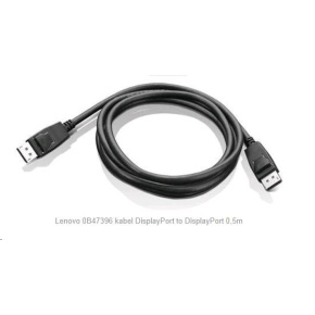 LENOVO adaptér DisplayPort to DisplayPort - přenos signálu přes DP na DP, 0.5metru LENOVO adaptér DisplayPort to DisplayPort - přenos signálu přes DP na DP, 0.5metru