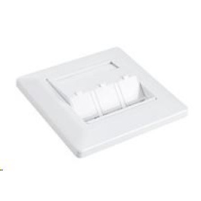 Solarix Zásuvka modulární pro 3 keystony pod omítku bílá SX9-3-0-WH Solarix Zásuvka modulární pro 3 keystony pod omítku bílá SX9-3-0-WH