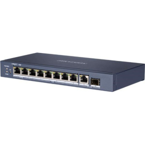 HIKVISION DS-3E0510HP-E, full Gb switch 8x PoE (2x HI-PoE), 1x uplink RJ-45 + 1x uplink SFP, 110W, dosah až 300m HIKVISION DS-3E0510HP-E, full Gb switch 8x PoE (2x HI-PoE), 1x uplink RJ-45 + 1x uplink SFP, 110W, dosah až 300m