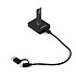 GEMBIRD dokovací stanice pro stolní počítače DD-U3M2, USB-C, M.2 SATA, NVMe SSD, černá