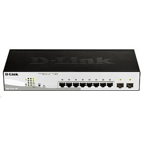 BAZAR - D-Link DGS-1210-10P 10-port Gigabit Smart+ PoE Switch, 8x GbE PoE+, 2x SFP, PoE 65W, fanless - Poškozený obal BAZAR - D-Link DGS-1210-10P 10-port Gigabit Smart+ PoE Switch, 8x GbE PoE+, 2x SFP, PoE 65W, fanless - Poškozený obal