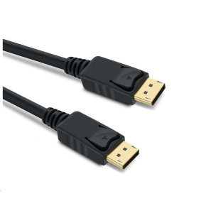 PREMIUMCORD Kabel DisplayPort 1.4 přípojný kabel M/M, zlacené konektory, 1m PREMIUMCORD Kabel DisplayPort 1.4 přípojný kabel M/M, zlacené konektory, 1m