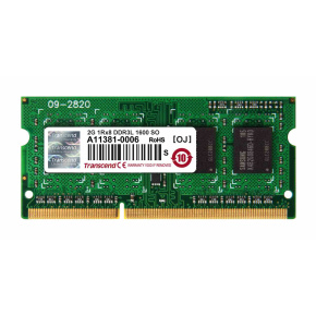 TRANSCEND SODIMM DDR3L 2GB 1600MHz 1Rx8 CL11