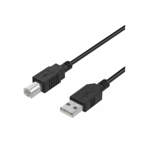WG Datový kabel USB-A (male) to USB-B (male) 3m / black WG Datový kabel USB-A (male) to USB-B (male) 3m / black