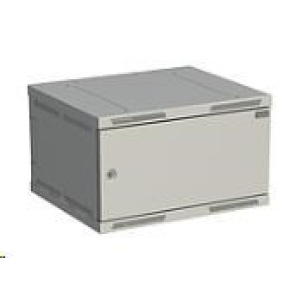 Solarix rozvaděč nástěnný SENSA 6U 500mm, dveře plech, RAL 7035 SENSA-6U-65-21-G Solarix rozvaděč nástěnný SENSA 6U 500mm, dveře plech, RAL 7035 SENSA-6U-65-21-G