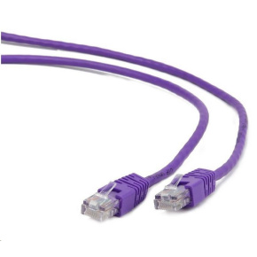 GEMBIRD kabel patchcord Cat5e UTP 0,25m, fialový GEMBIRD kabel patchcord Cat5e UTP 0,25m, fialový