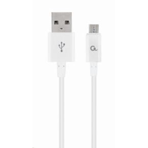 GEMBIRD Kabel MicroUSB - USB, 1m, bílá GEMBIRD Kabel MicroUSB - USB, 1m, bílá