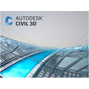 Autodesk Civil 3D 2024, 1 komerční uživatel, pronájem na 1 rok