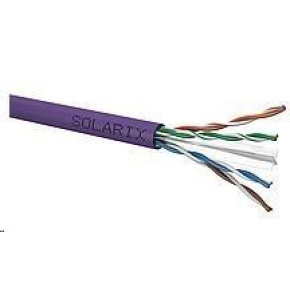 Instalační kabel Solarix UTP, Cat6, drát, LSOH, box 100m SXKD-6-UTP-LSOH Instalační kabel Solarix UTP, Cat6, drát, LSOH, box 100m SXKD-6-UTP-LSOH