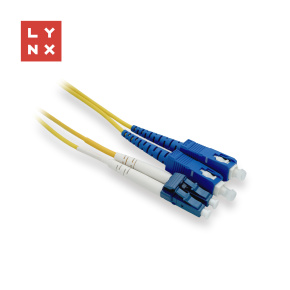 LYNX duplexní patch kabel SM, OS2, LC/SC, 9/125µm, 5m LYNX duplexní patch kabel SM, OS2, LC/SC, 9/125µm, 5m
