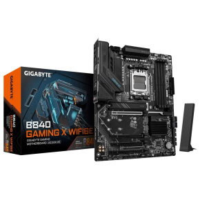GIGABYTE MB Sc AM5 B840 GAMING X WF6E, AMD B840, 4xDDR5, WIFI, DP, HDMI, ATX GIGABYTE MB Sc AM5 B840 GAMING X WF6E, AMD B840, 4xDDR5, WIFI, DP, HDMI, ATX