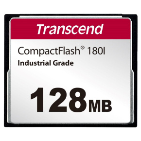 TRANSCEND CompactFlash Card CF180I, 128MB, SLC mode WD-15, Wide Temp. TRANSCEND CompactFlash Card CF180I, 128MB, SLC mode WD-15, Wide Temp.