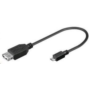 PREMIUMCORD Redukce USB 2.0 A - Micro B OTG, kabel (F/M, On The Go kompatibilní) PREMIUMCORD Redukce USB 2.0 A - Micro B OTG, kabel (F/M, On The Go kompatibilní)