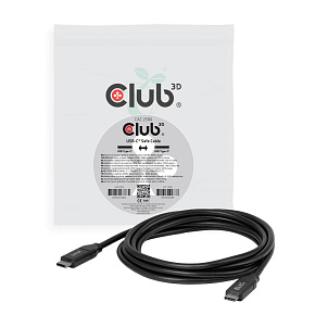 Club3D Kabel USB-C, 240W, 2m, černá, Data Blocker pro bezpečné nabíjení Club3D Kabel USB-C, 240W, 2m, černá, Data Blocker pro bezpečné nabíjení