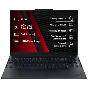 LENOVO NTB ThinkPad E16 AMD G3 - Ryzen5 220,16" WUXGA,16GB,512SSD,FHD+IRcam,W11P