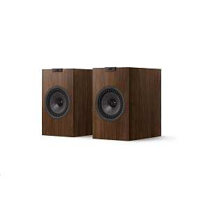 KEF Repro Q1 Meta regálové, 2ks, tmavé dřevo