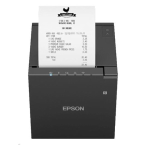 Epson TM-m30III, USB, USB-C, Ethernet, 8 dots/mm (203 dpi), cutter, black Epson TM-m30III, USB, USB-C, Ethernet, 8 dots/mm (203 dpi), cutter, black