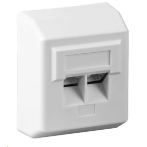 PREMIUMCORD Zásuvka 2xRJ45 na omítku, UTP Cat5e PREMIUMCORD Zásuvka 2xRJ45 na omítku, UTP Cat5e