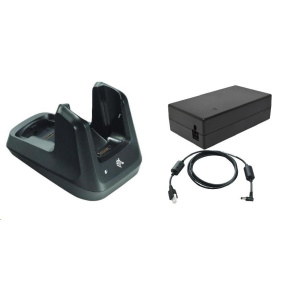 Zebra nabíječka MC33, Nabíjecí kolíbka + dobíjení náhradní baterie, zdroj, DC kabel Zebra nabíječka MC33, Nabíjecí kolíbka + dobíjení náhradní baterie, zdroj, DC kabel