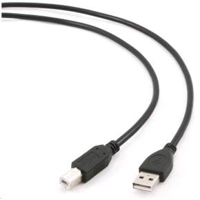 GEMBIRD Kabel USB 2.0 A-B propojovací 4,5m Professional (černý, zlacené kontakty)