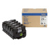 BROTHER HGE-M951V5 Labelling Supplies, 24mm Black/Matt Silver (5 pcs Pack) High Grade Tape