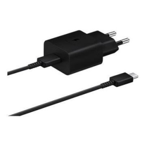 Samsung cestovní nabíječka EP-T1510XBE, PD, 15W, kabel USB-C, černá Samsung cestovní nabíječka EP-T1510XBE, PD, 15W, kabel USB-C, černá