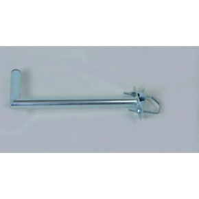 Držák antény na balkón s vinklem, galvanický zinek, délka 50cm