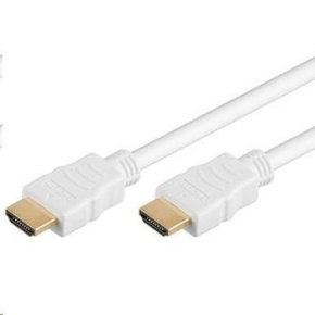 PremiumCord HDMI High Speed + Ethernet kabel,bílý, zlacené konektory, 15m PremiumCord HDMI High Speed + Ethernet kabel,bílý, zlacené konektory, 15m