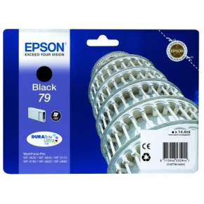 EPSON Ink čer WF-5xxx Series Ink Cartridge "Pisa" 79 Black (14,4 ml) (900 str.) EPSON Ink čer WF-5xxx Series Ink Cartridge "Pisa" 79 Black (14,4 ml) (900 str.)