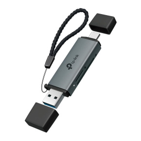 TP-Link UA430D čtečka karet (1xUSB-C3.2Gen1,1xUSB-A3.2Gen1,1xmicroSD,1xSD) TP-Link UA430D čtečka karet (1xUSB-C3.2Gen1,1xUSB-A3.2Gen1,1xmicroSD,1xSD)