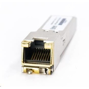 SFP+ transceiver 10Gbps, 10GBASE-T, do 30m, RJ-45, 0 až 70°C, Cisco komp. dosah do 30m (CAT 6A či 7) modul má 10GBASE-SR SFP+ transceiver 10Gbps, 10GBASE-T, do 30m, RJ-45, 0 až 70°C, Cisco komp. dosah do 30m (CAT 6A či 7) modul má 10GBASE-SR