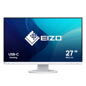 EIZO MT 27" EV2720S-WT FlexScan, IPS, 2560x1440, 350nit, 1500:1, 5ms, USB-C, DisplayPort, HDMI, USB, Repro, Bílý EIZO MT 27" EV2720S-WT FlexScan, IPS, 2560x1440, 350nit, 1500:1, 5ms, USB-C, DisplayPort, HDMI, USB, Repro, Bílý