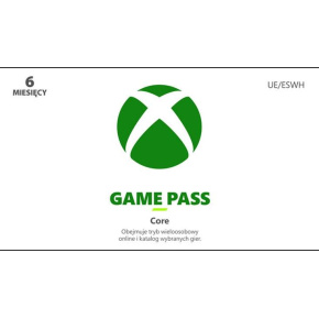 Xbox Game Pass Core – 6 - měsíční členství