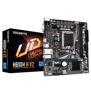 GIGABYTE MB Sc LGA1700 H610M H V2, Intel H610, 2xDDR5, 1xHDMI, 1xVGA, mATX GIGABYTE MB Sc LGA1700 H610M H V2, Intel H610, 2xDDR5, 1xHDMI, 1xVGA, mATX