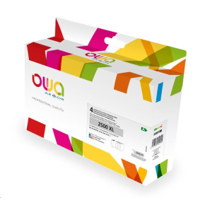 OWA Armor cartridge pro CANON, PACK4 REMAN. PGI-2500XL BCMY, 72ml/3x20ml/2500p/3x1765p, černá/black+1C+1M+1Y OWA Armor cartridge pro CANON, PACK4 REMAN. PGI-2500XL BCMY, 72ml/3x20ml/2500p/3x1765p, černá/black+1C+1M+1Y