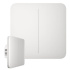 Ajax  SoloButton (2-gang) - Samostatné dvou tlačítko pro LightSwitch, bílá