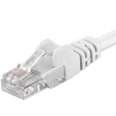 PremiumCord Patch kabel UTP RJ45-RJ45 CAT6 5m bílá